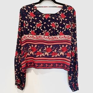 Faithfull the Brand Boho bell-sleeve blouse